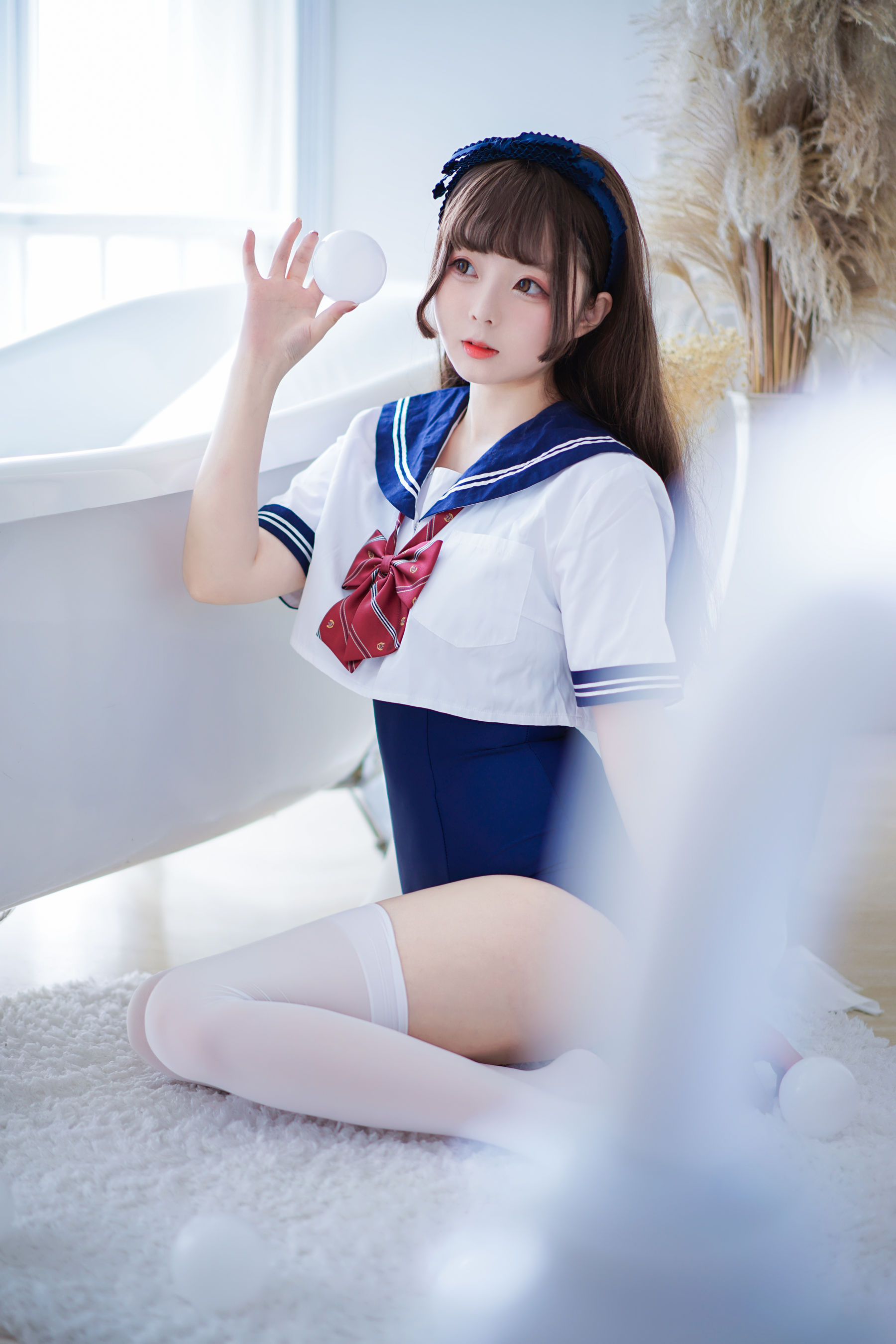 [COS福利] Cosplay日奈娇 - 制服死库水