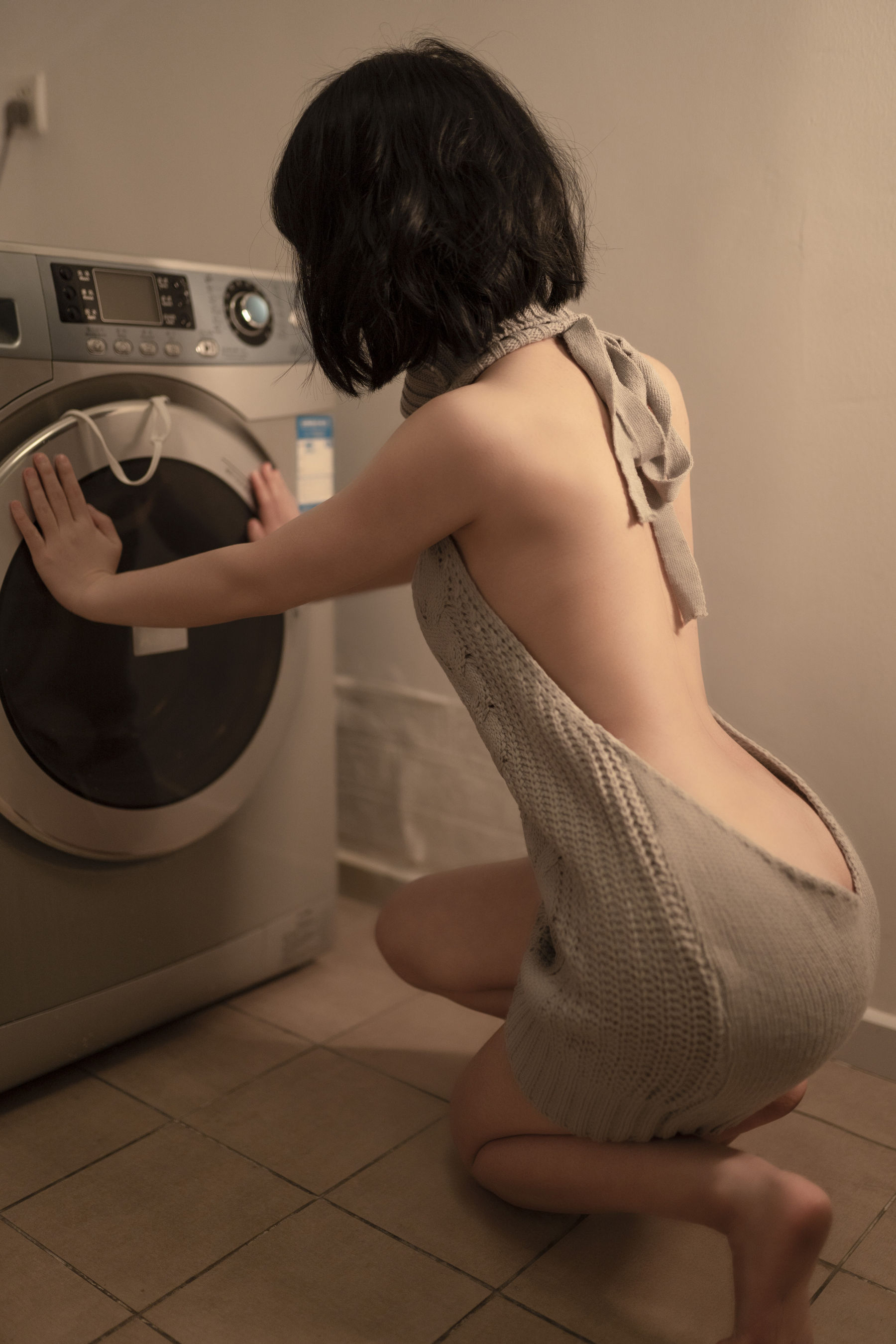 [COS福利] 美少女晕崽 - 维修洗衣机  第22张