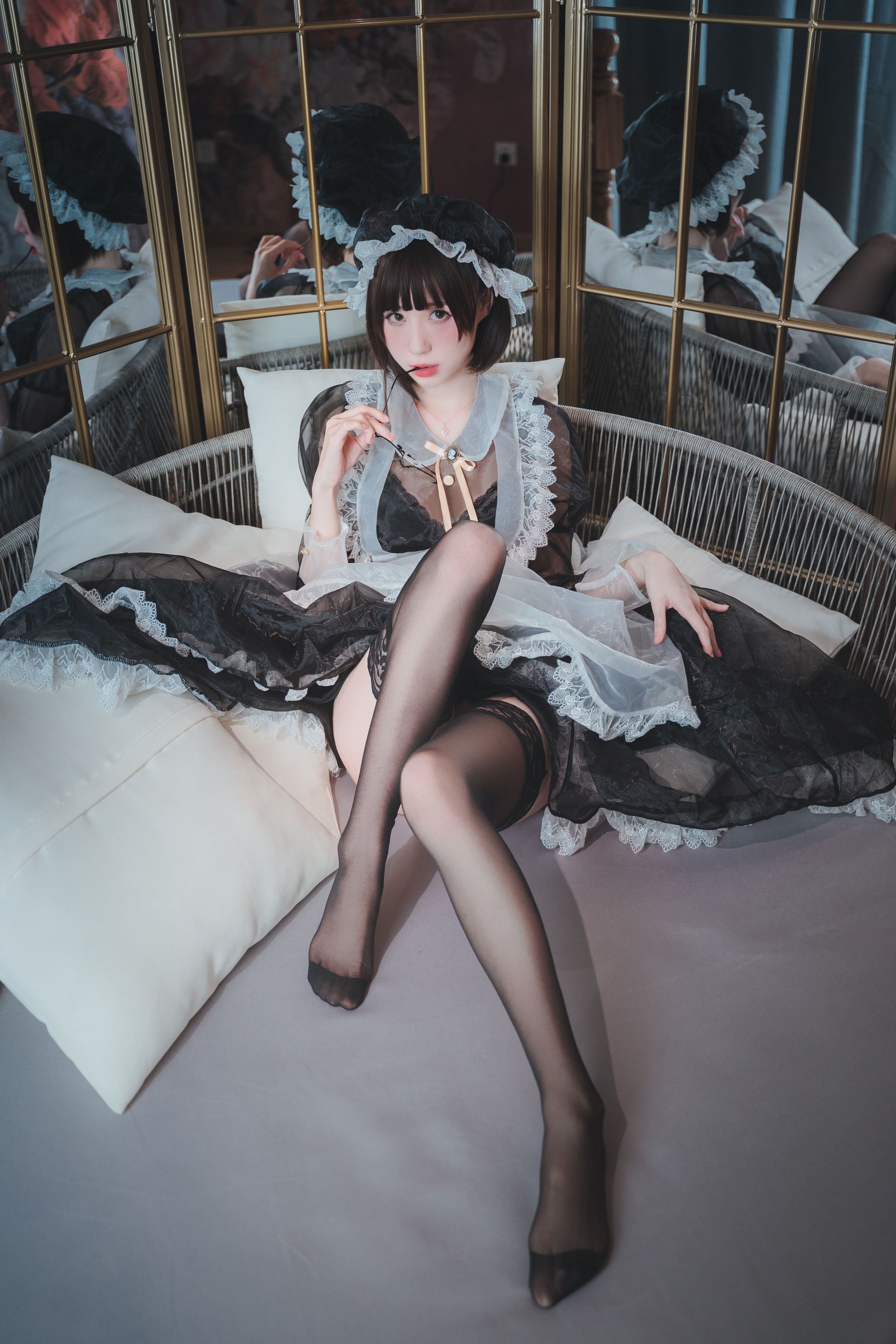 [网红COSER] 西园寺南歌 - 透明女仆  第28张