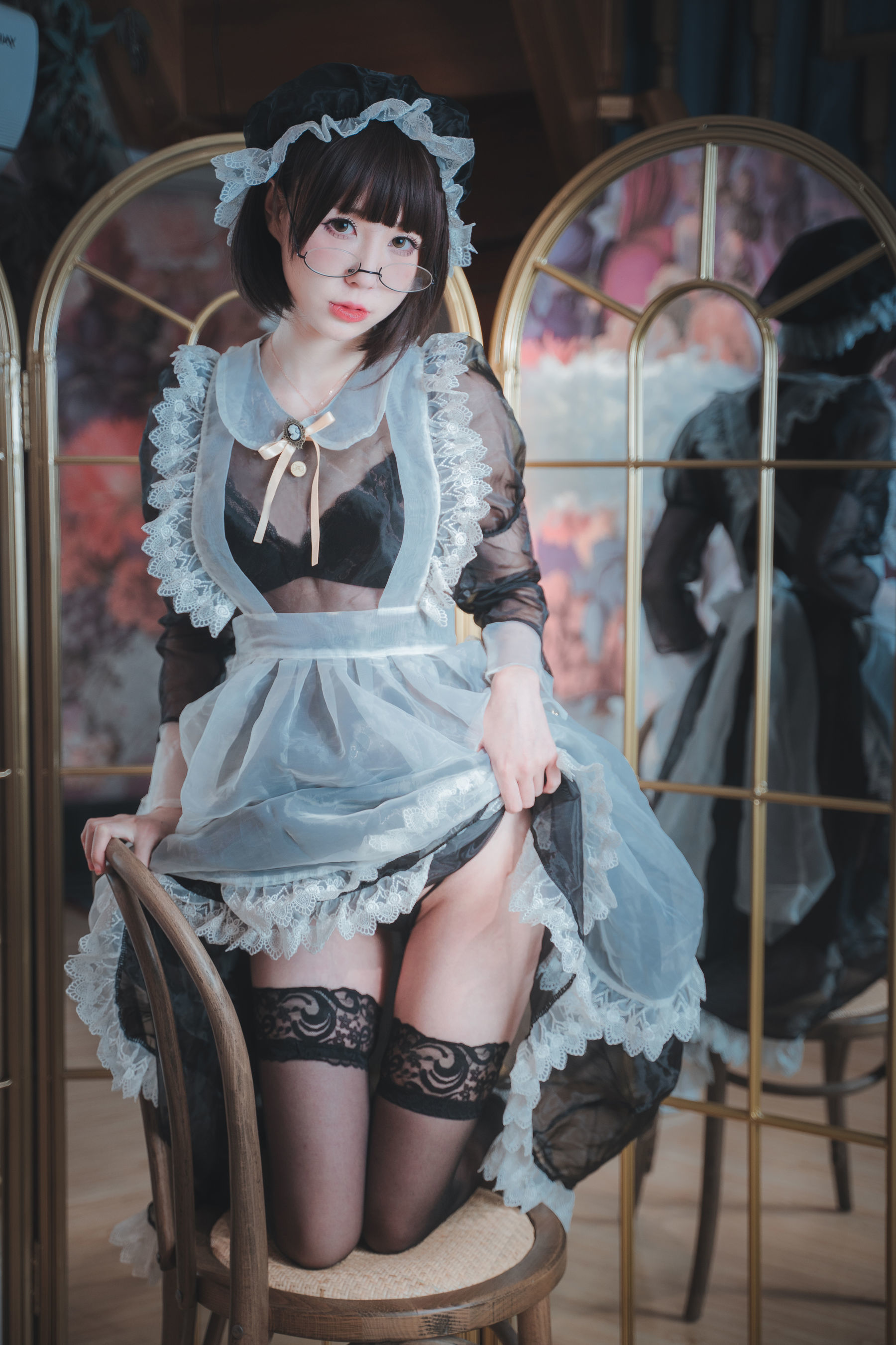 [网红COSER] 西园寺南歌 - 透明女仆  第15张