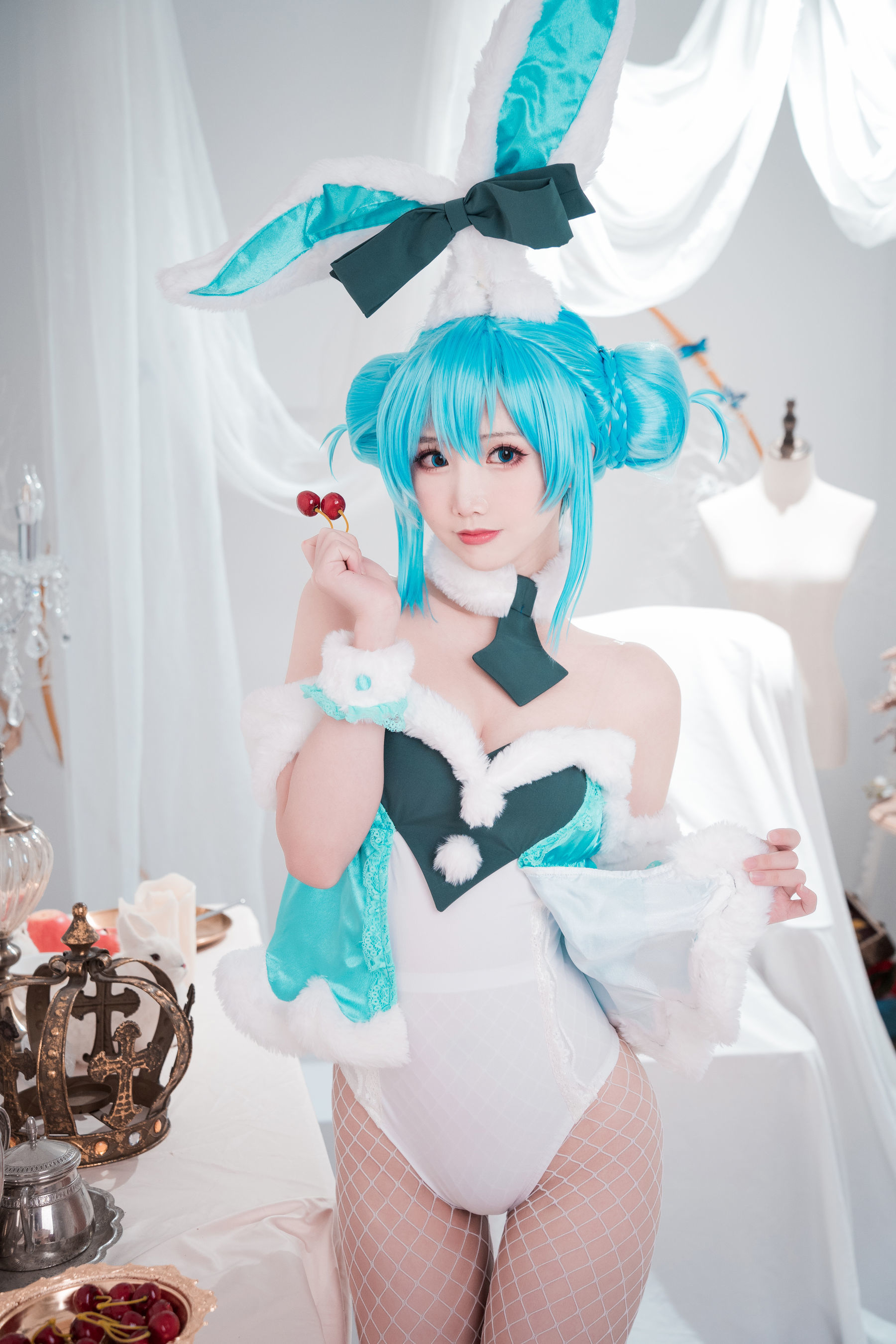 [网红COSER] 可爱人气Coser面饼仙儿 - 初音兔女郎  第10张