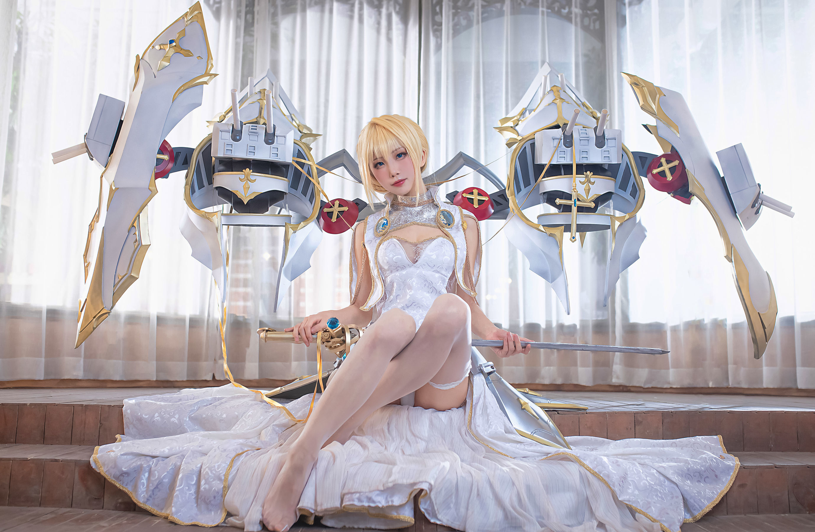 [网红COSER] 动漫博主水淼aqua - 圣女贞德  第10张