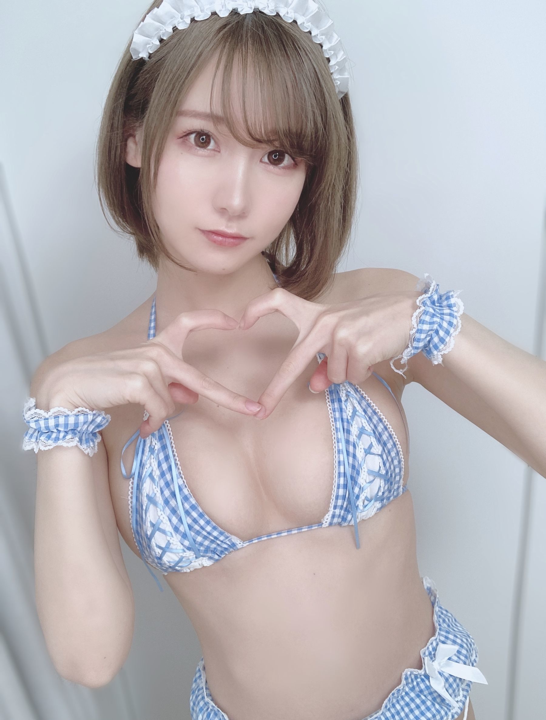 [网红COSER] 日本甜美COSERけんけん[fantia] 2020.09 ギンガムチェック  第15张