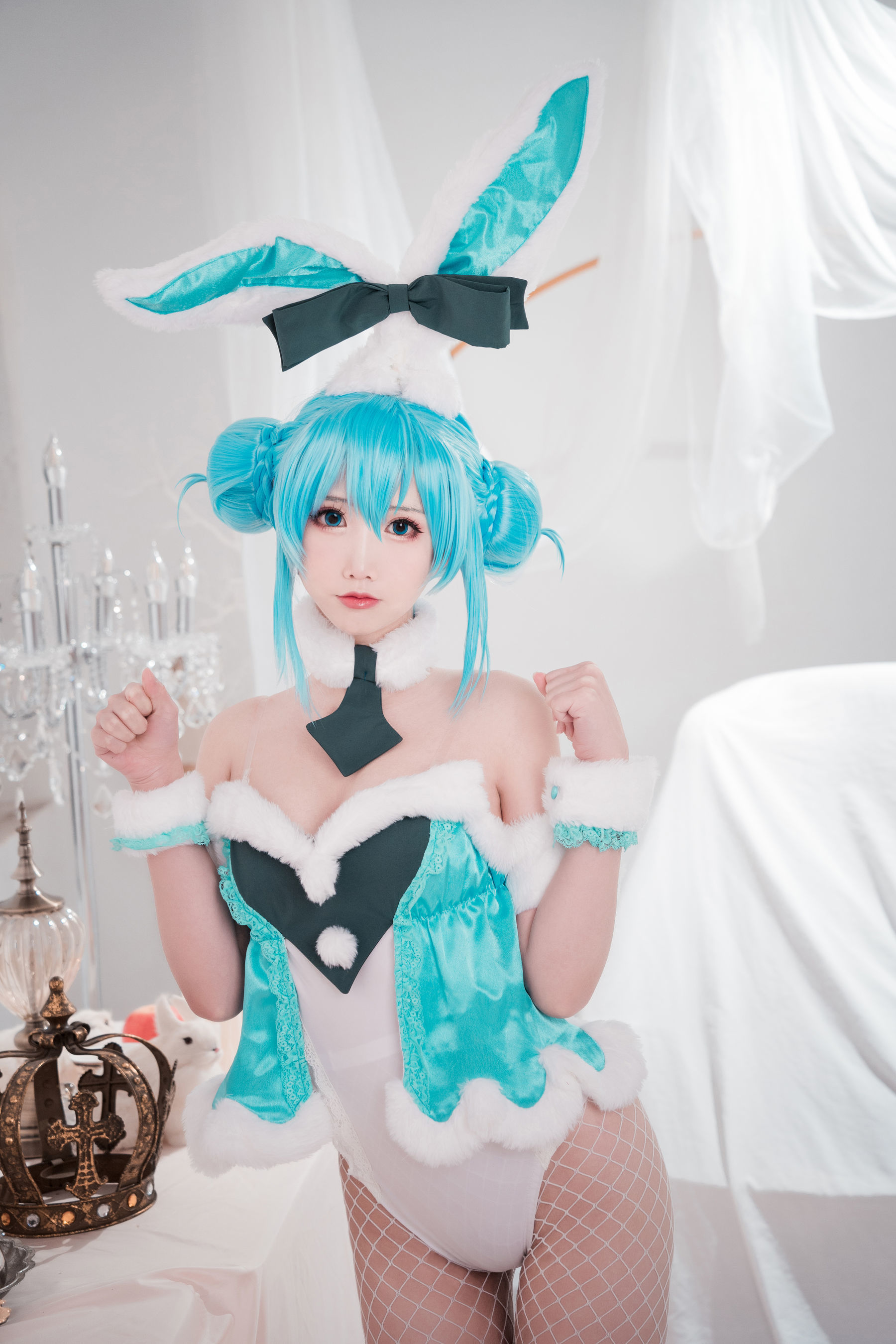 [网红COSER] 可爱人气Coser面饼仙儿 - 初音兔女郎  第11张