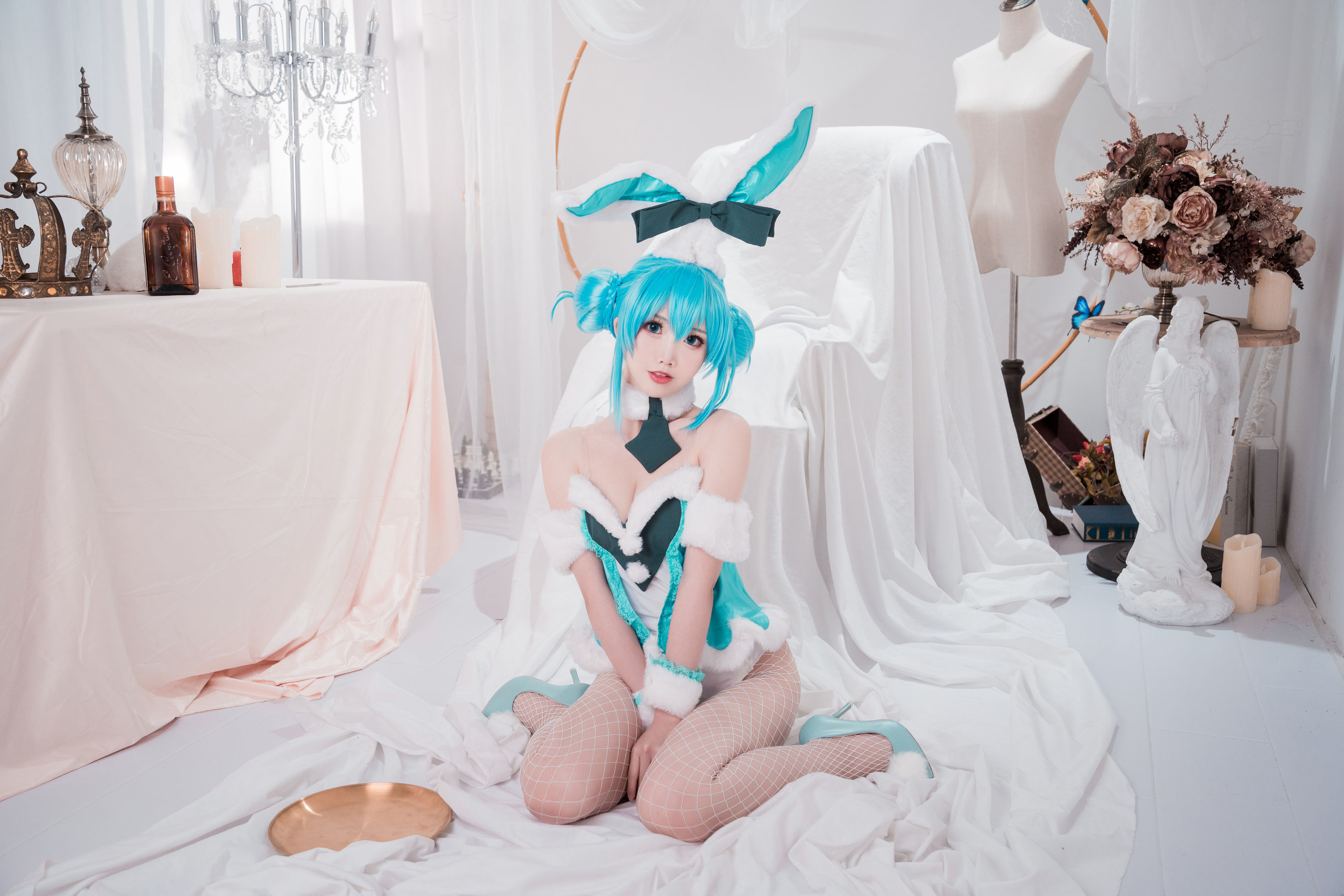 [网红COSER] 可爱人气Coser面饼仙儿 - 初音兔女郎  第2张