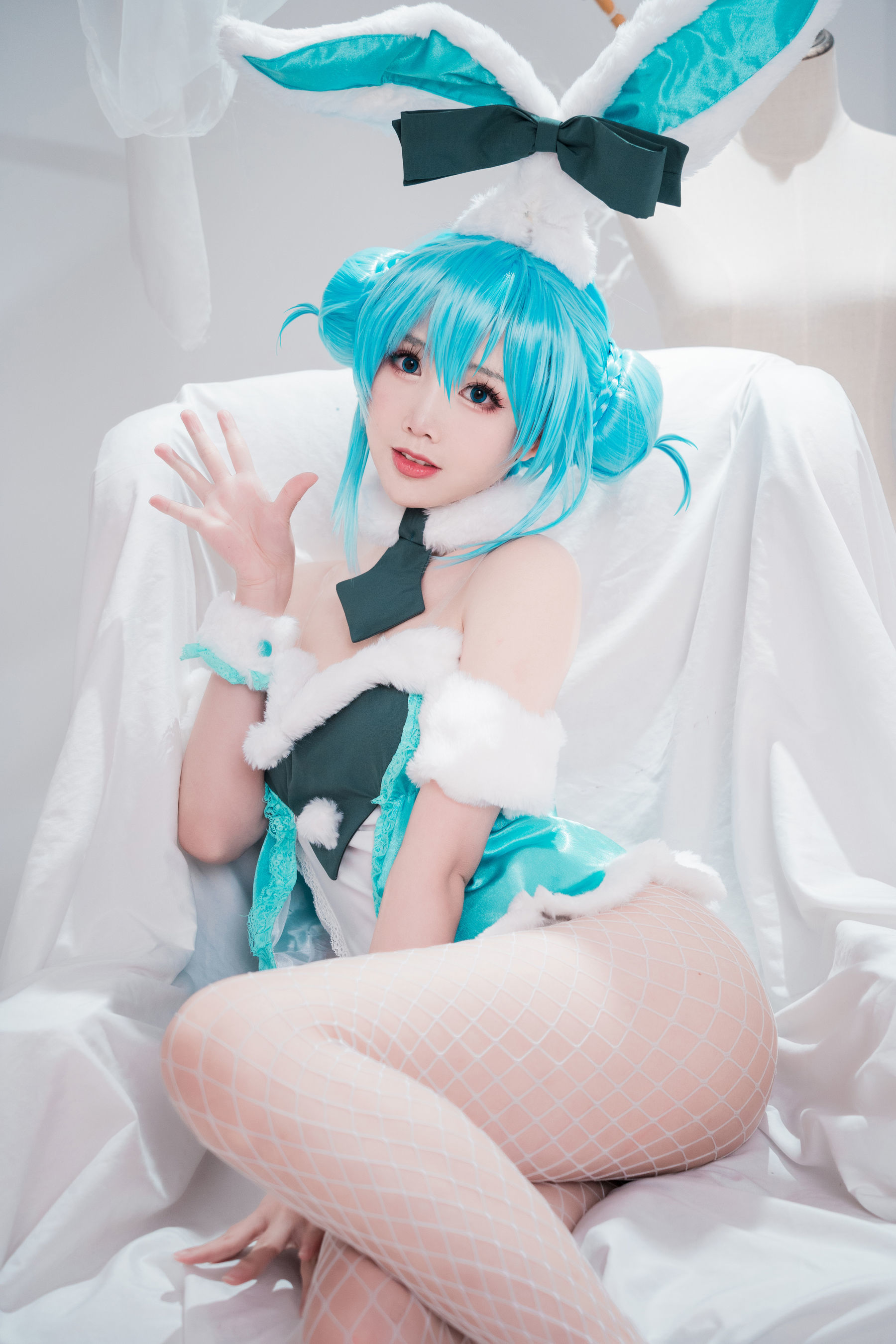 [网红COSER] 可爱人气Coser面饼仙儿 - 初音兔女郎  第16张