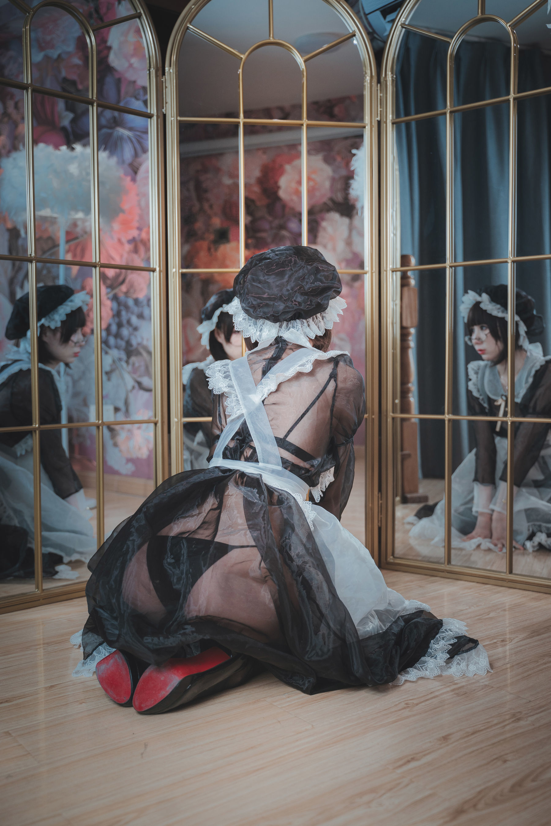 [网红COSER] 西园寺南歌 - 透明女仆  第43张