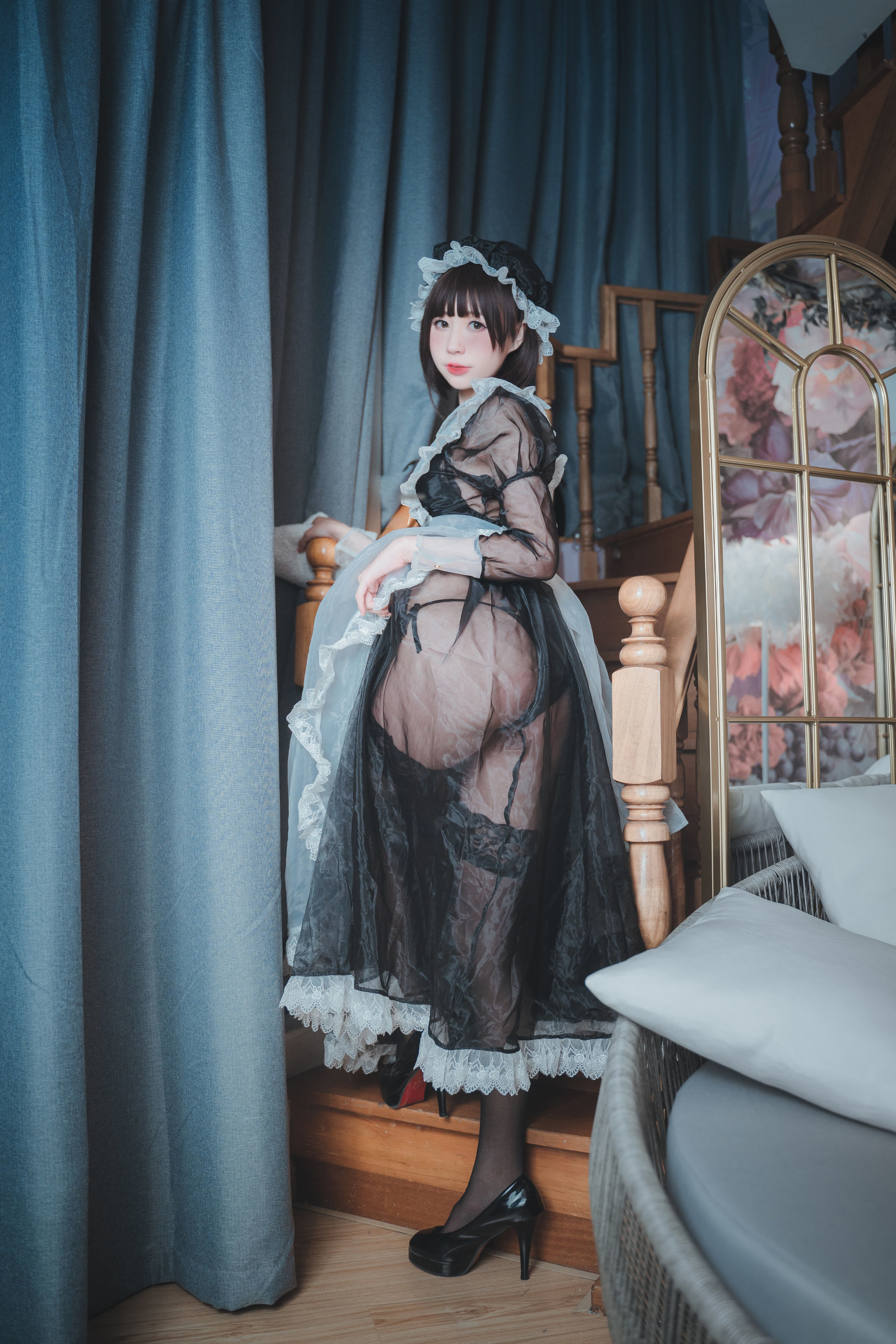 [网红COSER] 西园寺南歌 - 透明女仆  第24张