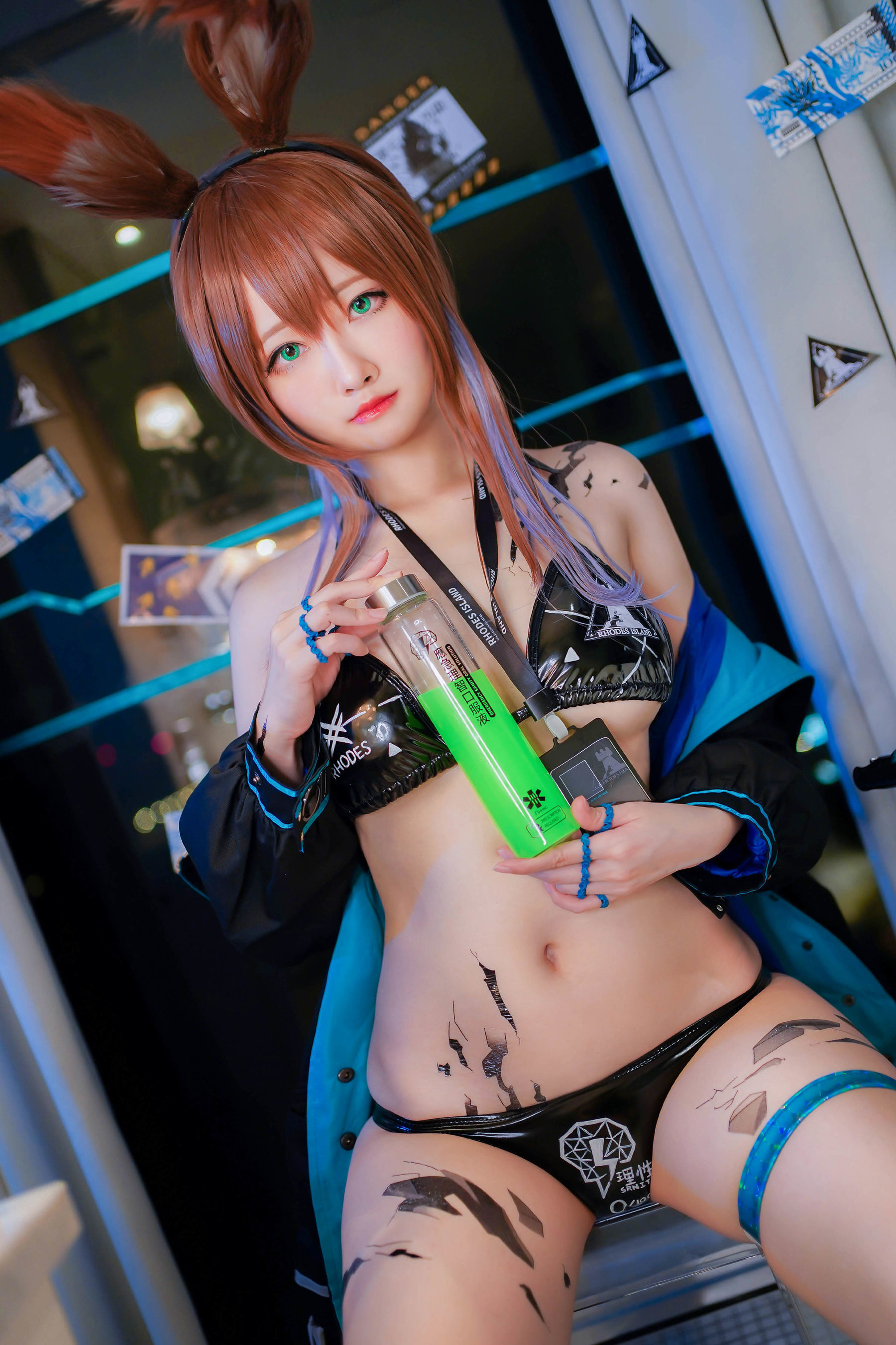 [网红COSER] COS妹子Arty亞緹 - 黑胶兔女郎  第24张