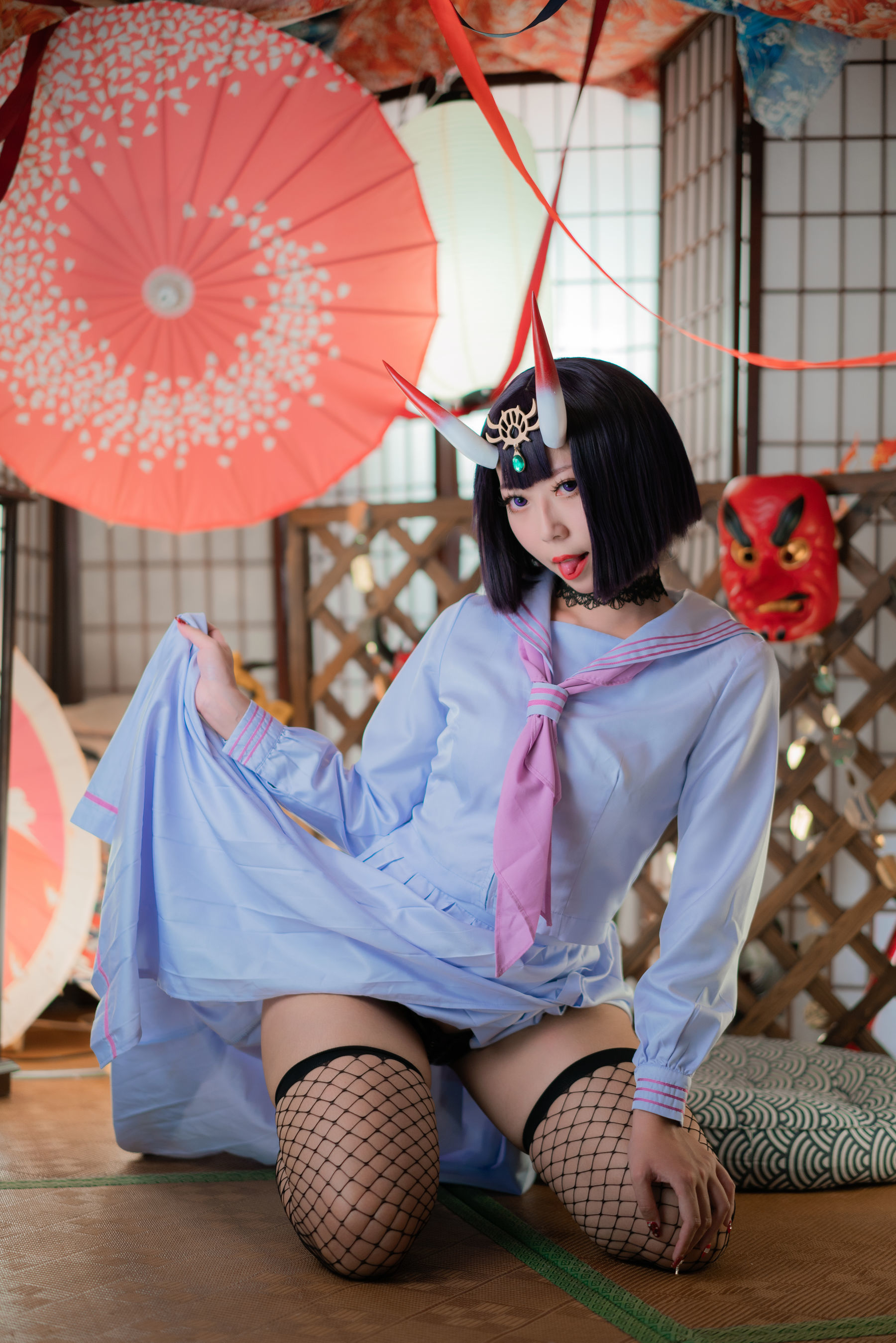 [网红COSER] 动漫博主Money冷冷 - 酒吞童子  第37张