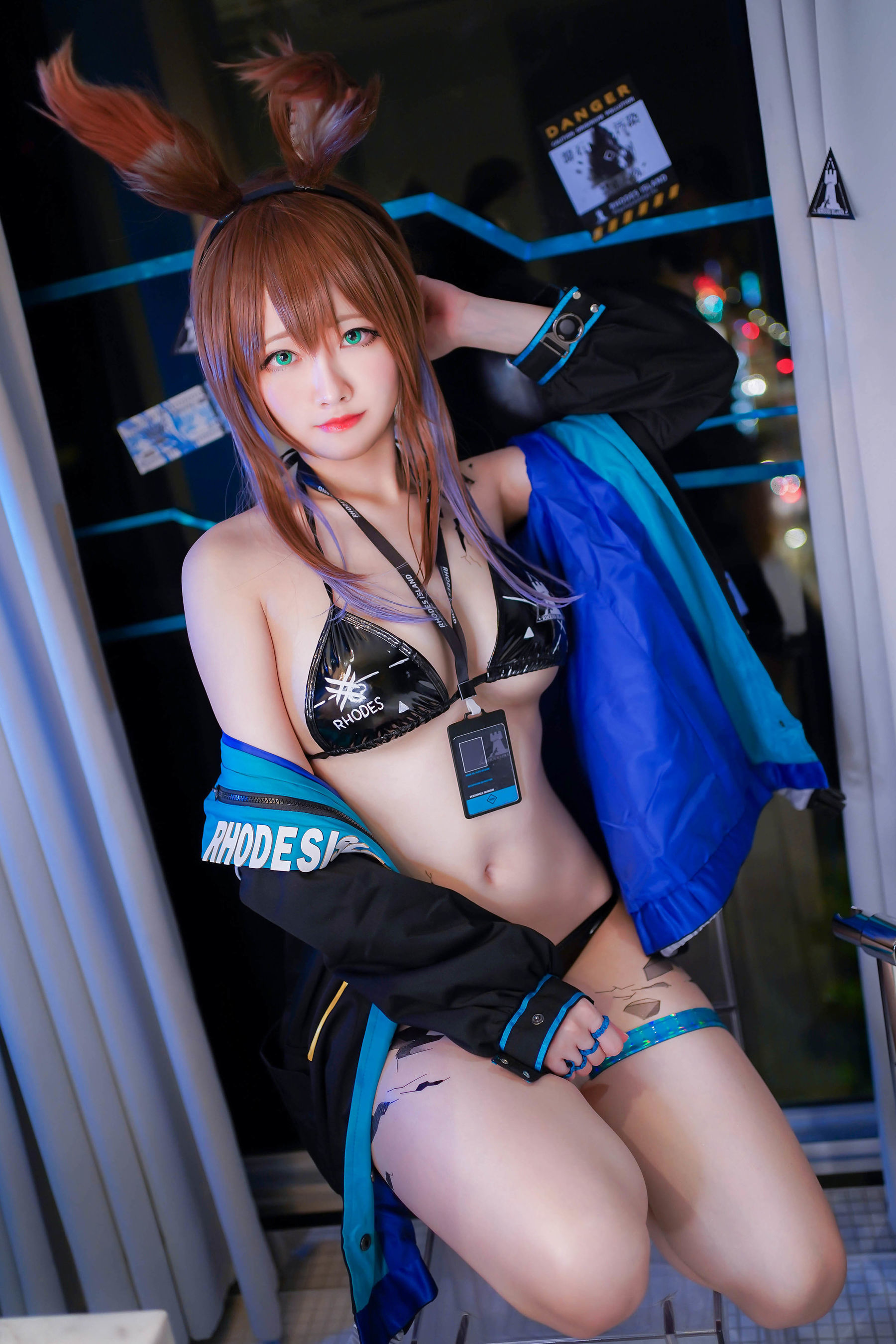 [网红COSER] COS妹子Arty亞緹 - 黑胶兔女郎  第17张