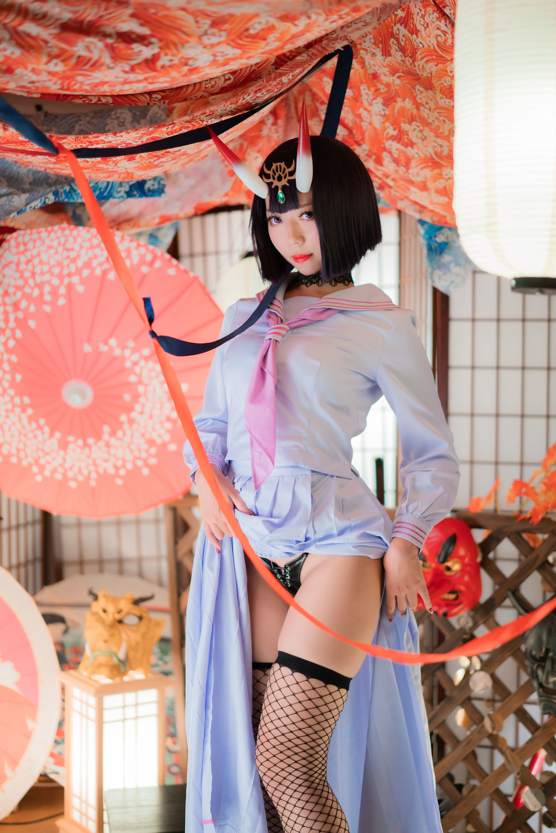 [网红COSER] 动漫博主Money冷冷 - 酒吞童子  第33张