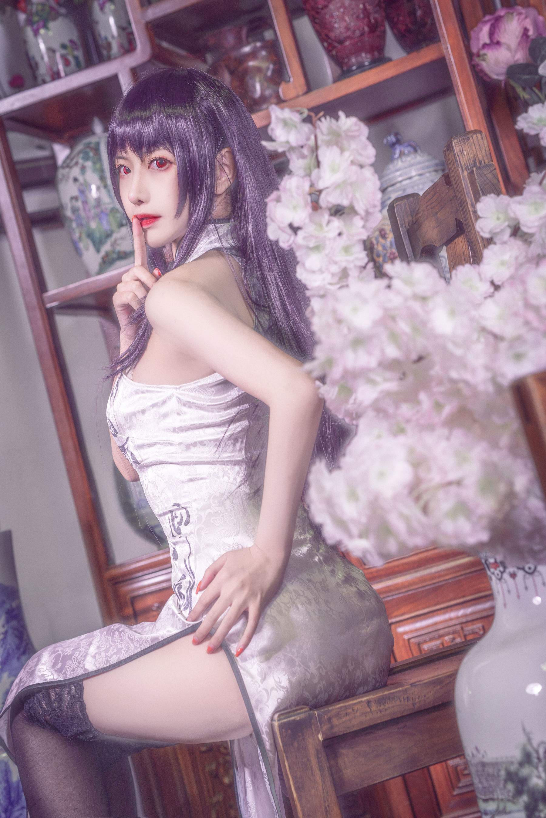 [萝莉COS] Shika小鹿鹿 - 学姐旗袍