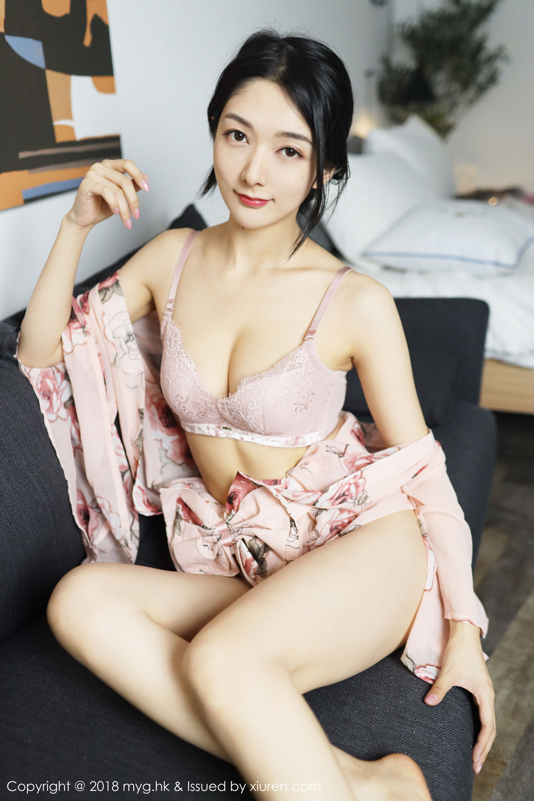 [美媛馆MyGirl] Vol.334 Angela喜欢猫  第3张